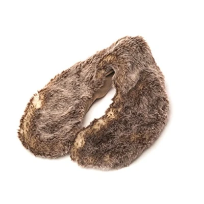 Image of Warmies Wolf Fur Lavender Microwavable Neck Warmer