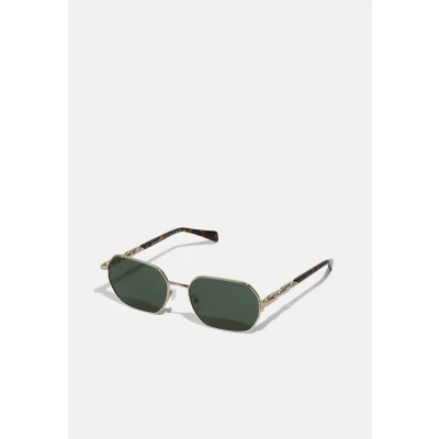 Image of Michael Kors Unisex MK1165 SAINT MARTIN 10143H Sunglasses Metal Gold Green Geometric Normal
