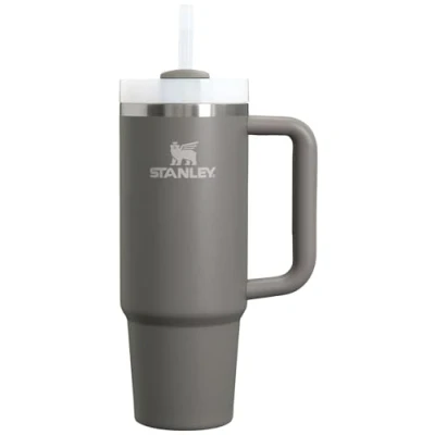 Image of Stanley Quencher H2.0 FlowState Stainless Steel Vacuum Insulated Tumbler with Lid and Straw for Water, Iced Tea or Coffee, Smoothie More, Stone, 30oz