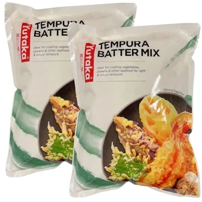 Image of Yutaka Tempura Batter Mix 1kg Pack of 2 Crispy, Light &amp; Fluffy Perfect for Japanese Dishes