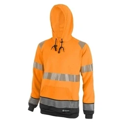 Image of Hivis Two Tone Hoody Orange / Black XXL