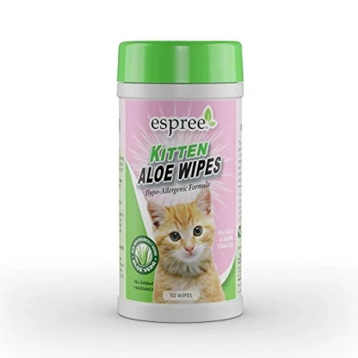 Image of Espree Aloe Vera Wipes for Kitten