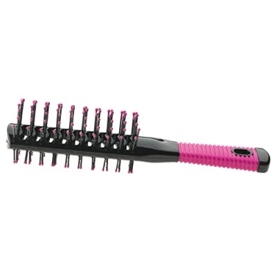 Image of Sibel double sided tunnel hairbrush pink
