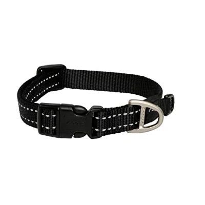 Image of Rogz Snake Collar Reflective, Black