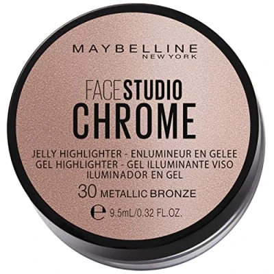 Image of Maybelline New York face studio chrome jelly highlighter 38 G bronze