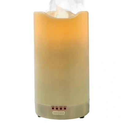Image of Cello Realistic Candle Ultrasonic Diffuser Oil And Humidifier With Auto Shut Off Aromatherapy To Pair Essential Oils Or Use As A Led Lamp Electronic