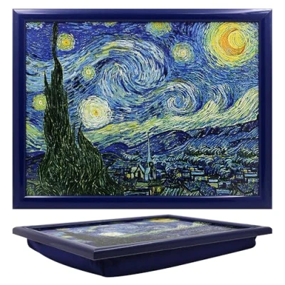 Image of The Leonardo Collection LP48103 Van Gogh Starry Night Cushioned Laptray