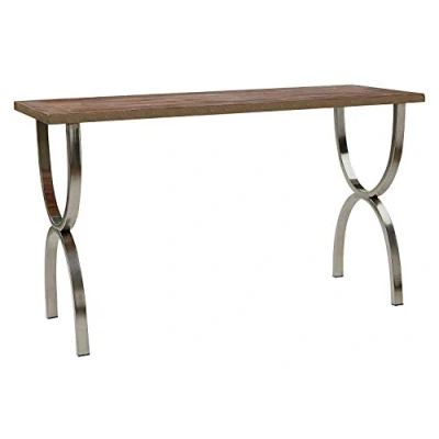 Image of Premier Housewares Greenwich Console Table, Wood Natural