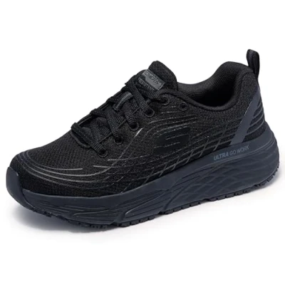 Image of Skechers Womens Elite Sr Shoe, 3 UK, Black