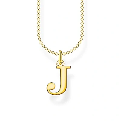 Image of THOMAS SABO Letter J Necklace 925 Sterling Silver KE2019 001 21