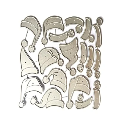 Image of Metal Die Christmas Hat Cutting Dies Stencils Template For Scrapbooking Album Paper Card
