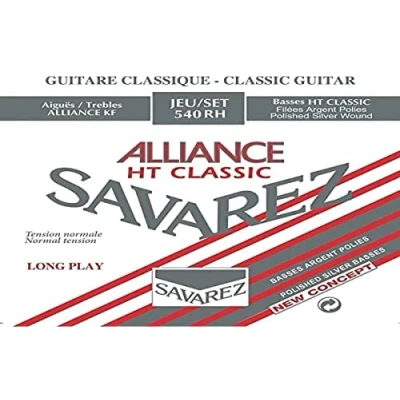 Image of Savarez Saite für Klassik Gitarre Alliance Cristal 570 CR Standard tension, rot, Nylon, versilbert umsponnen