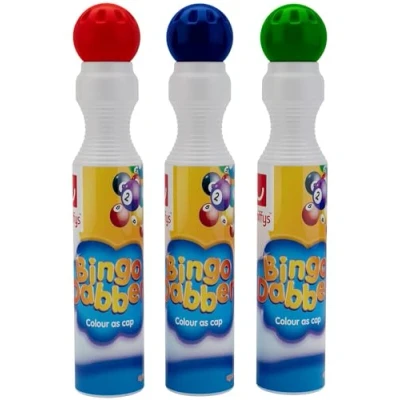 Image of Smiffys Bingo Dabber, Assorted 40ml, Leisure Products Fancy Dress, Funtime Dress Up Jokes &amp; Novelties