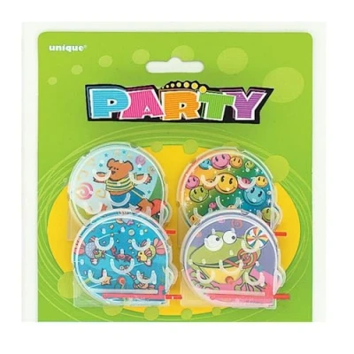 Image of Unique Party Vintage Bagatelle (Pack of 4) (One Size) (Multicoloured)