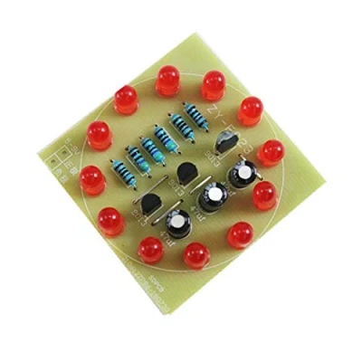 Image of TopHomer LED DIY Kit, Flash Circuit Parts Electronic Fun Suite Gift Kit
