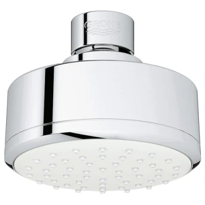 Image of GROHE 26051001 Tempesta Cosmopolitan Fixed Water Efficient Shower Head, Starlight Chrome
