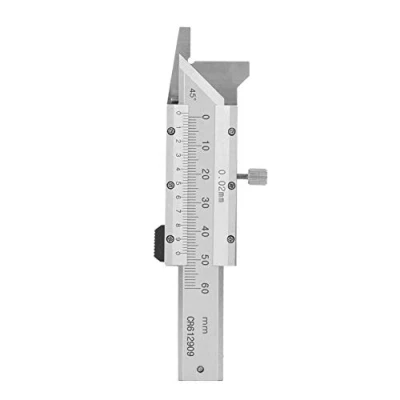 Image of Chamfer Gauges,Chamfering Ruler,Stainless Steel Caliper 0 50mm,mechanical reading,for mechanical manufacturing, glass processing,etc