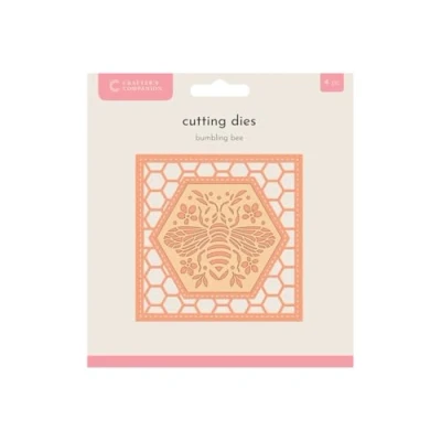 Image of Crafter’s Companion Metal Die Create a Card Bumbling Bee