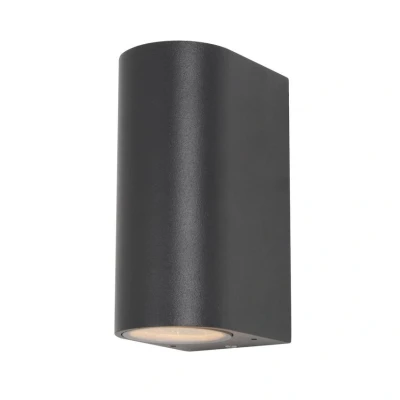 Image of Zink ANTAR Outdoor Up and Down Wall Light Black