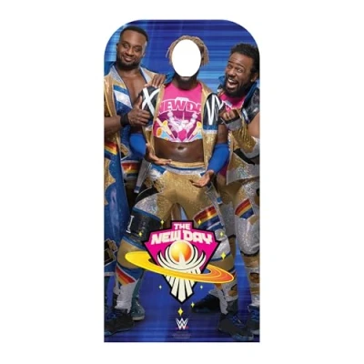 Image of Star Cutouts SC4330 The New Day WWE Tag Team Stand In Cardboard Cutout