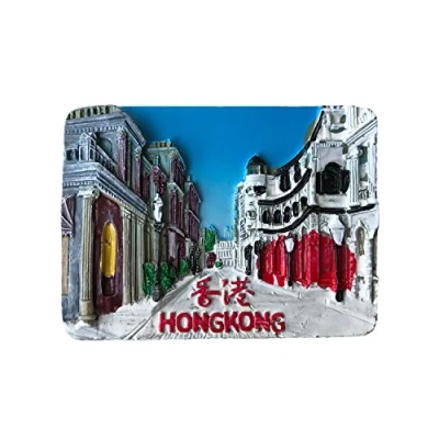 Image of 3D Hongkong China Fridge magnet Travel Sticker,Home &amp; Kitchen Decoration refrigerator