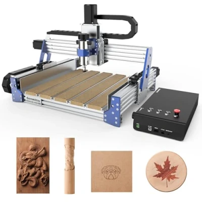 Image of Genmitsu CNC Router Machine PROVerXL 4030 V2, Upgrade 3 Axis Engraving with Closed Loop Motor and Ball Screw, Fast Speed for Wood Metal Acrylic MDF, Working Area 400 x 300 110mm