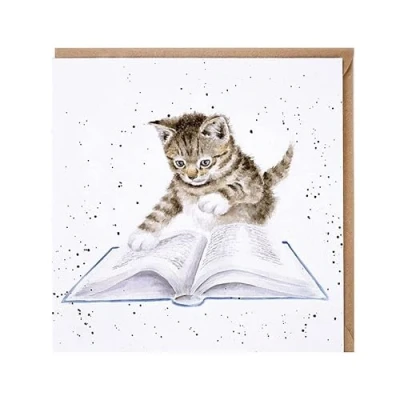 Image of Wrendale Designs &#039;The Bookworm&#039; Card