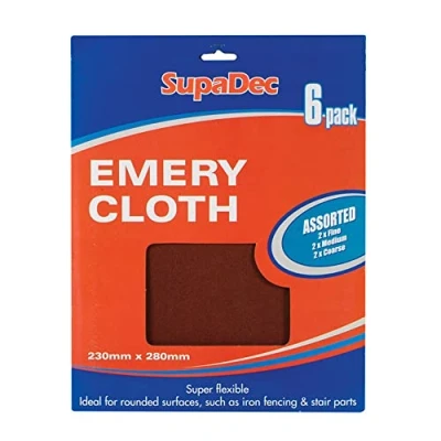 Image of SupaDec Assorted Emery Cloth 6 Pack