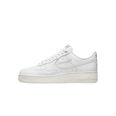 Image of NIKE Air Force 1 07 PRM Mens Trainers DQ7664 Sneakers Shoes (UK 6.5 US 7.5 EU 40.5, White sail Team red 100)