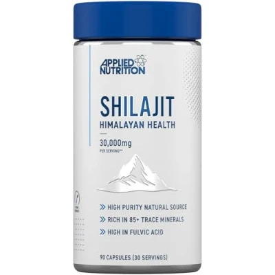 Image of Shilajit Capsules 30,000mg 60% Fulvic Acid (750mg 20:1 Extract) Pure Himalayan Supplement, 85+ Minerals for Energy, Immunity &amp; Focus High Strength Cellular Antioxidant 90 30 Servings