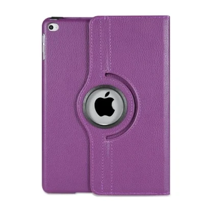 Image of Rotate 360 Leather Stand Cover For Apple iPad 9.7&#039;&#039; as 6th Generation 2018 5th 2017 and Air 2nd 2014 1st 2013 (Purple)
