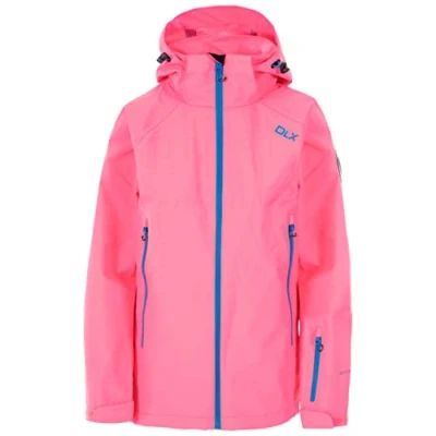 Image of DLX Trespass Women Tammin Warm Waterproof and Windproof Ski Jacket Neon Coral, X Large