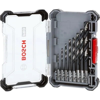 Image of Bosch Professional 8 piece Impact Control Screwdriver Bit and Ceramic Drill Set (Pick Click, HEX 9, Accessories for Drivers)