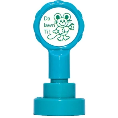 Image of Welsh Self inking teacher reward stamp&quot;Da lawn Ti&quot; X12021