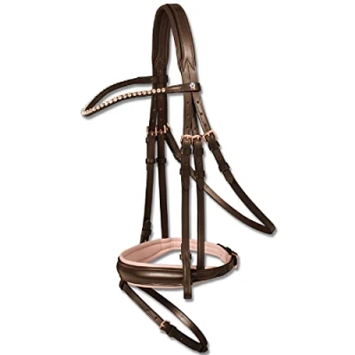 Image of Waldhausen X Line bridle rose Full Brown
