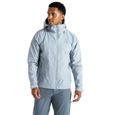 Image of Dare 2b Men&#039;s Water repellent Switch Out II Waterproof Jacket Lead Grey, Size: L