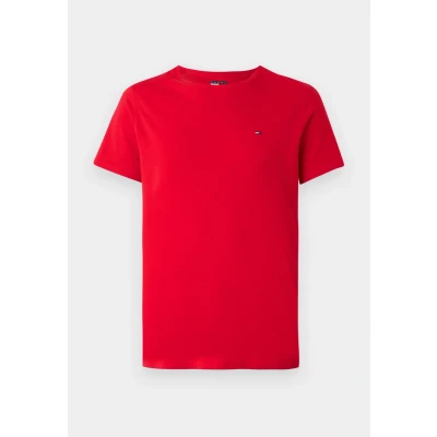 Image of Tommy Jeans TEE Basic Tshirt, Men&#039;s, Size: 34, Sapphire red