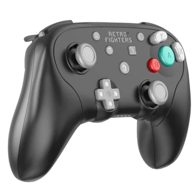 Image of Retro Fighters BattlerGC Wireless 2.4G Controller Black Gamecube, Game Boy Player, Switch &amp; PC Compatible