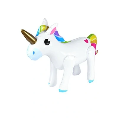 Image of Lizzy Inflatable Blow Up Fancy Dress Hen Party Decorations Toy (Inflatable Unicorn 53 X 35cm)