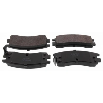 Image of 233611500 Brake pad set MAPCO 6520 Rear Axle incl. wear warning contact with anti squeak plate
