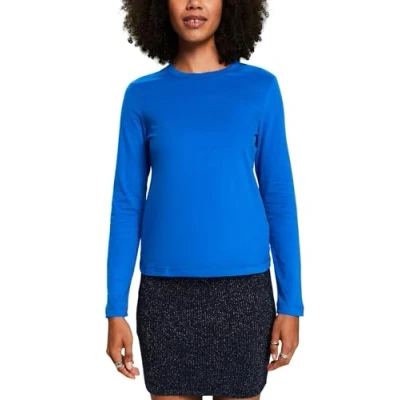 Image of ESPRIT Women&#039;s 113EE1K332 T Shirt, 410/BRIGHT Blue, XS