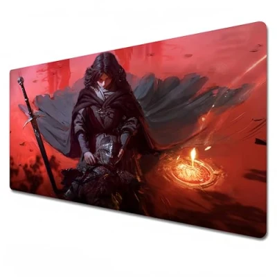 Image of Elden Ring Mouse padRed Gaming padXXL pad 900x400Office Desk mat LargeWaterproof Anti SlipMelina (35.4 x 15.7 0.1 in)