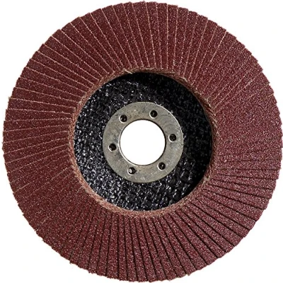 Image of Bosch 2608603715 K120 Flap Disc for Metal, 0 V, Black/Red, 115 mm
