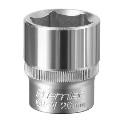Image of Sealey Premier WallDrive® Socket 26mm 1/2&quot;Sq Drive