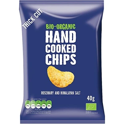 Image of Trafo Organic Rosemary &amp; Salt Crisps 40g (Pack of 15)