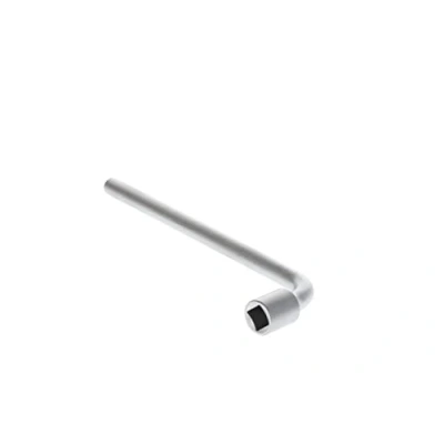 Image of GEDORE Socket spanner, rounded, 17 mm, square, 280 mm long, Tool for nuts bolts carmotive, 25 V 17, Chrome plated steel