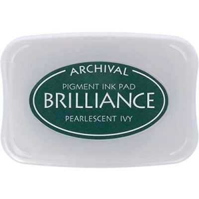 Image of Tsukineko Brilliance Pearlescent Pad, Ivy Ink