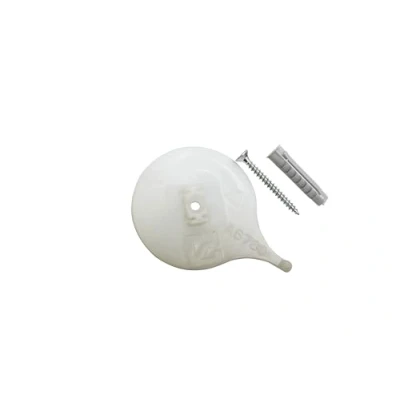 Image of Gardinia Ceiling Support for Aluminium Curtain Rails 2 Track White Pack of 2, Nicht Zutreffend