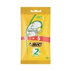 Image of Bic Razor 2 Blade Sensitive Pouch For Men Pack Of 15