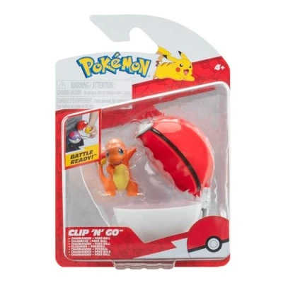 Image of Pokémon Clip &#039;N&#039; Go Set Charmander with Pokéball